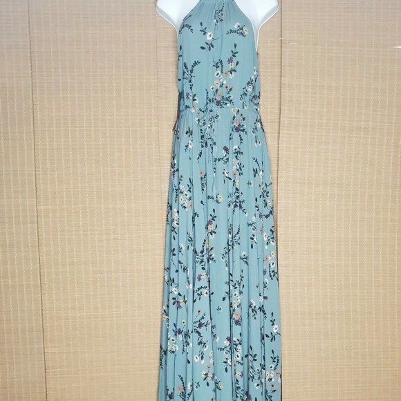 Women's Size Small Boutique Dress Floral Side Split New Maxi - Picture 2 of 12
